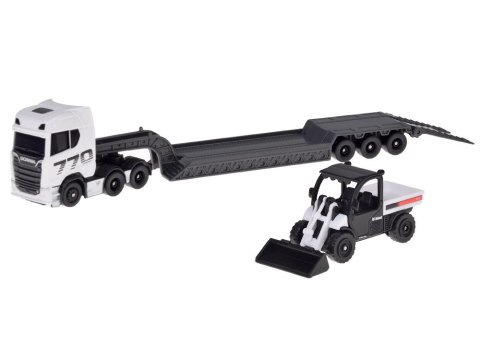 Maisto Licencjonowane Auto Metalowe SCANIA 770S + naczepa Spychacz