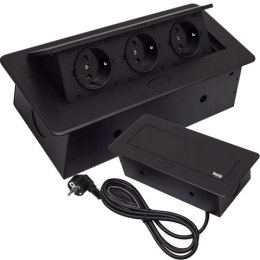 Gniazdo chowane w blat- potrójne Izoxis 21659