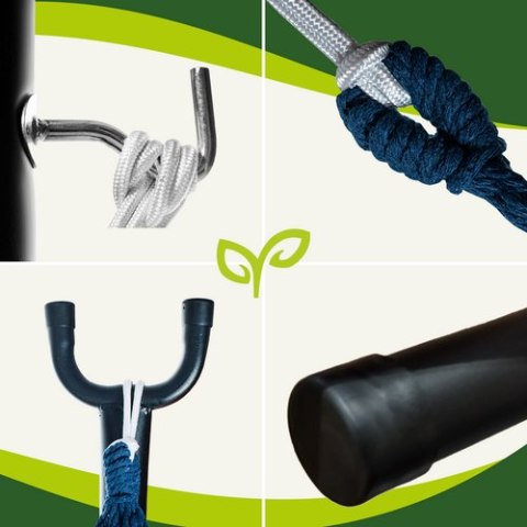 Hamak ogrodowy 200x150cm ze stelażem