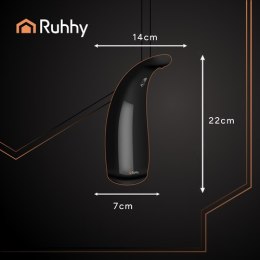 Dozownik do mydła bezdotykowy czarny Ruhhy 26076