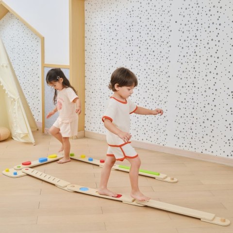 VIGA Drewniana Równoważnia Modułowa Tor Ścieżka Sensoryczna