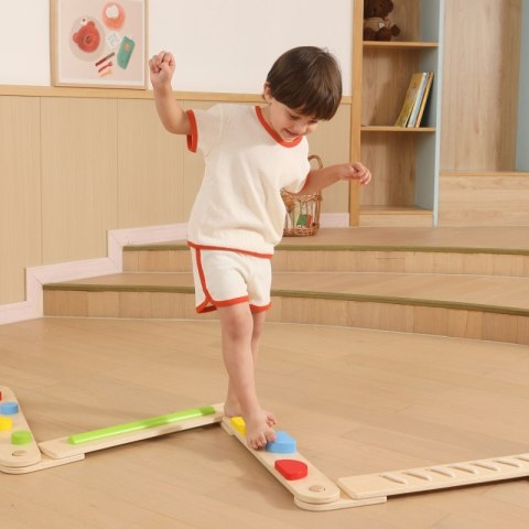 VIGA Drewniana Równoważnia Modułowa Tor Ścieżka Sensoryczna