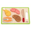 VIGA Zestaw do Krojenia Mięsa - Realistyczna Zabawa w Kuchnię