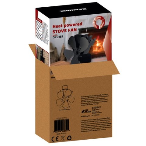 Wentylator kominkowy 5-łopatkowy Kaminer 26206