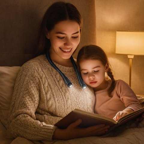 Lampka LED do czytania na szyję Izoxis 25675