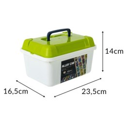 Samochodziki z napędem w walizce 50szt. 26603