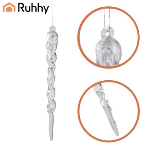 Sople choinkowe 12szt. Ruhhy 25377