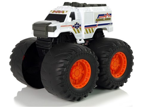 Auto Terenowe Górskie Duże Koła 1:14 Biały