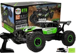 Auto Wyścigowe Off-Road Zdalnie Sterowane R/C 1:14 Zielone 20 km/h