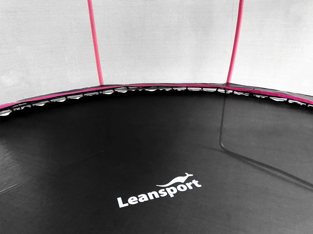 Trampolina LEAN Sport Max 10ft Czarno-Różowa Trampolina LEAN Sport Max 10ft Czarno-Różowa