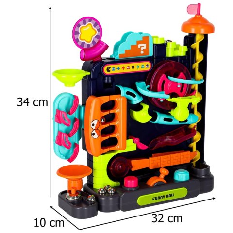 Tor kulkowy przeszkód dla kulek zabawka zręcznościowa