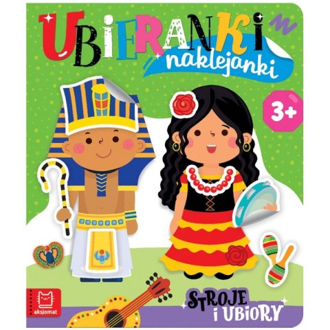 Aksjomat Ubieranki naklejanki- odkrywaj świat przez modę i kulturę! KS1142