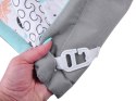 Duża Edukacyjna Mata dla niemowląt + miękka Podusia wałek + zabawki