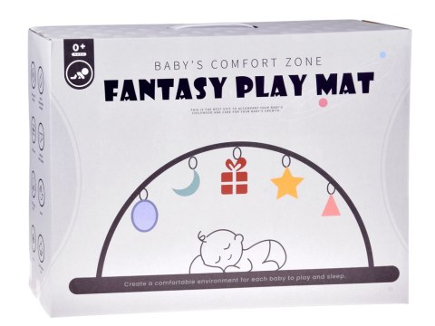 Duża Mata edukacyjna dla dziecka + Karty kontrastowe gryzaki zabawki