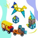 Klocki magnetyczne edukacyjne konstrukcyjne 71 szt RK-782 Ricokids