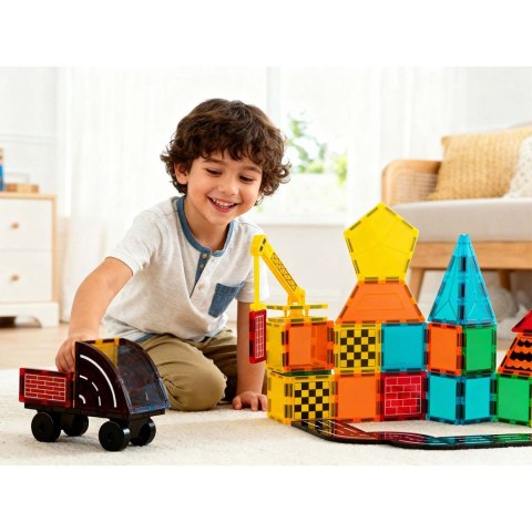 Klocki magnetyczne edukacyjne konstrukcyjne 72 szt RK-780 Ricokids