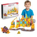 Klocki magnetyczne edukacyjne konstrukcyjne 90 szt RK-780 Ricokids