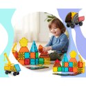 Klocki magnetyczne edukacyjne konstrukcyjne 90 szt RK-780 Ricokids