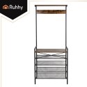 Regał stojący z wieszakiem 189cm Ruhhy 27035