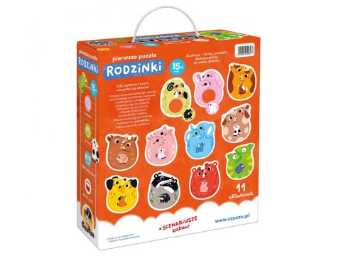CzuCzu Pierwsze puzzle Rodzinki 15m+ ZA6102