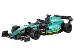 Klocki techniczne 2w1 Bolid Formuła 1 helikopter 736ele naklejki