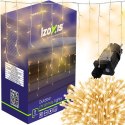 Lampki zew. 300LED 15m ciepły biały Izoxis 26710