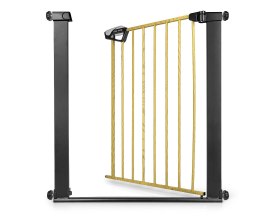 Milly Mally Bramka zabezpieczająca Barierka na schody Guardy 83 Black Natural