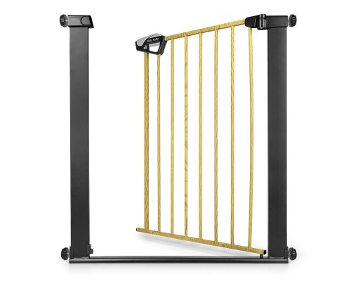 Milly Mally Bramka zabezpieczająca Barierka na schody Guardy 83 Black Natural