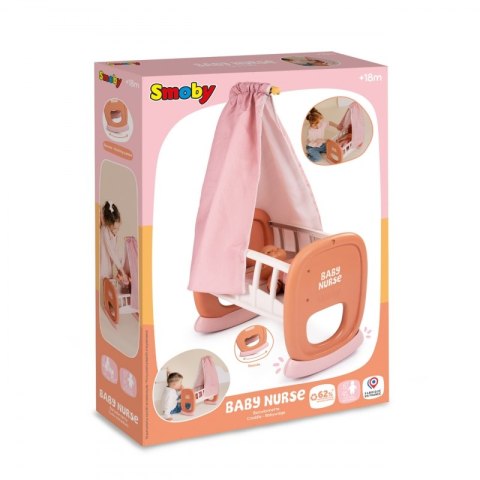 Smoby Baby Nurse Kołyska z Baldachimem