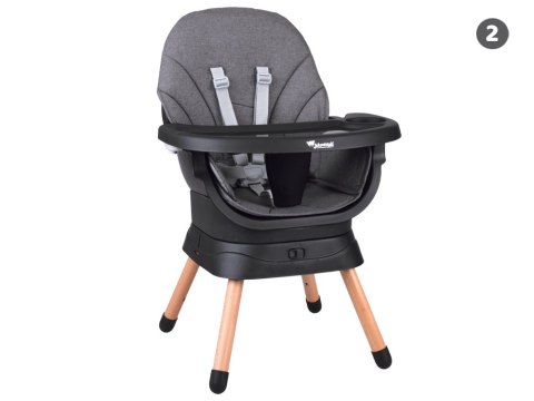 Wielofunkcyjny fotel obracane krzesełko do karmienia 6w1 dla dzieci