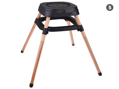 Wielofunkcyjny fotel obracane krzesełko do karmienia 6w1 dla dzieci