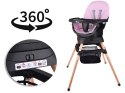Wielofunkcyjny fotel obracane krzesełko do karmienia 6w1 dla dzieci