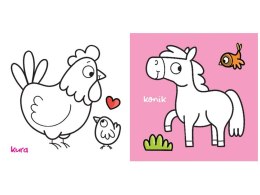 Aksjomat Mały miś koloruje. Na wsi KS1096