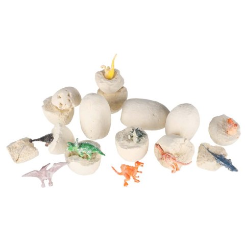 Dinozaury wykopaliska jajo dinozaura figurki zestaw archeologiczny 12 jajek