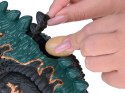 Duży dinozaur robot chodzi ryczy ZNOSI JAJKA efekty świetlne para