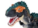 Duży dinozaur robot chodzi ryczy ZNOSI JAJKA efekty świetlne para