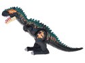 Duży dinozaur robot chodzi ryczy ZNOSI JAJKA efekty świetlne para