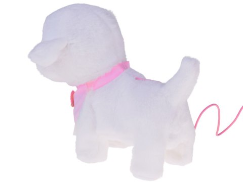 Piesek interaktywny chodzi na smyczy szczeka rusza ogonkiem