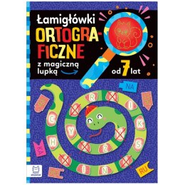 Aksjomat Łamigłówki ortograficzne z magiczną lupką 7+ KS1085