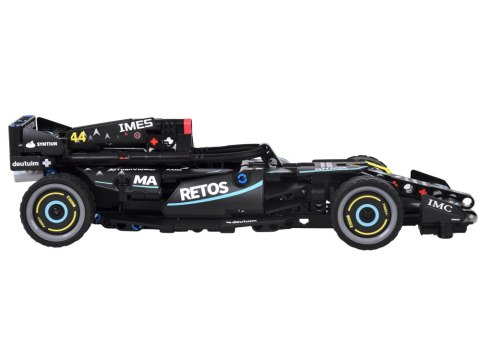 Klocki techniczne BOLID Formuła 1 268-ele napęd pull back naklejki