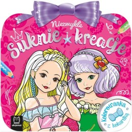 Aksjomat Kolorowanka z kokardką. Niezwykłe suknie i kreacje KS1067