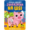 Aksjomat Koloruję i naklejam. Zwierzątka na wsi. KS1071
