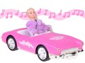 Autko Retro Cadillac na pilota + Elegancka Lalka w Futrze