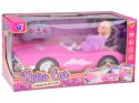 Autko Retro Cadillac na pilota + Elegancka Lalka w Futrze