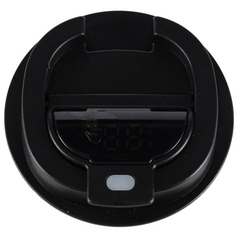 Kubek termiczny z ustnikiem termos LED 500ml czarn