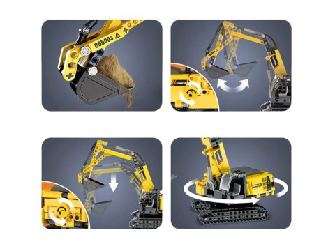 CaDA Klocki techniczne konstrukcyjne KOPARKA ruchome element 467el