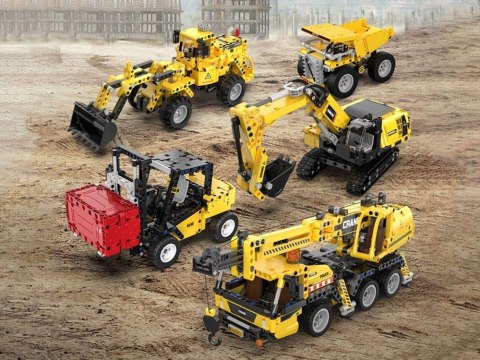 CaDA Klocki techniczne konstrukcyjne KOPARKA ruchome element 467el