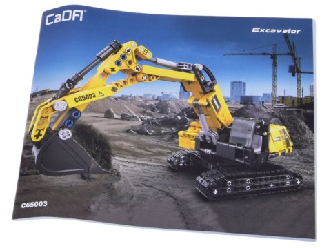 CaDA Klocki techniczne konstrukcyjne KOPARKA ruchome element 467el