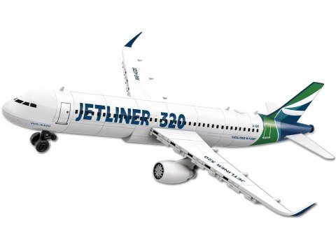 Klocki konstrukcyjne Samolot Jetliner 320 model pasażerski 133 ele