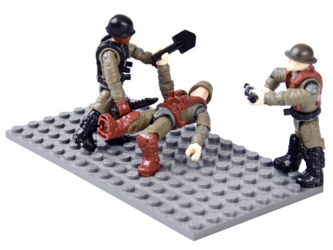 Klocki żołnierz WWII figurka żołnierzyk model do złożenia 28 ele